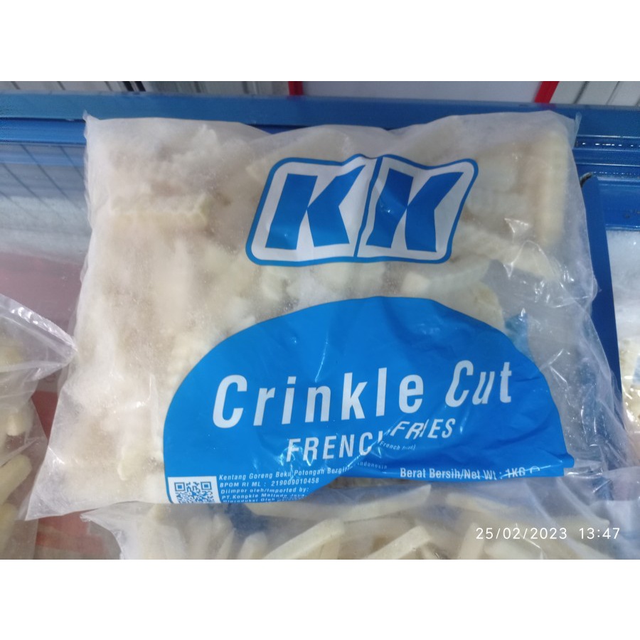 

KENTANG GORENG KK 1KG - CRINKLE CUT // SHOESTRING (FRENCH FRIES)