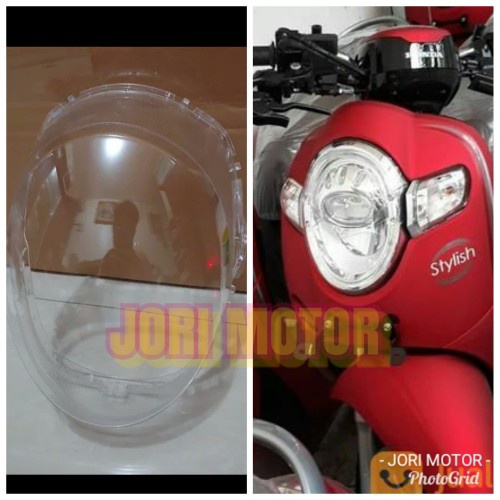 kaca/mika lampu depan honda scoopy fi esp 2017 mika depan scoopy esp mika reflektor scoopy esp-krv