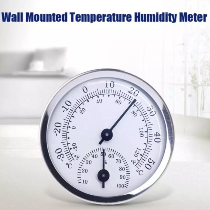 Terlaris Termometer Higrometer Gantung Sauna-Humidity Moisture-Suhu Kelembaban