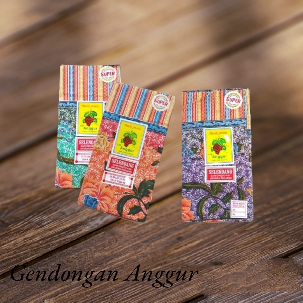 Selendang Gendongan Batik Anggur Hijau gendongan bayi balita dan anak baru lahir