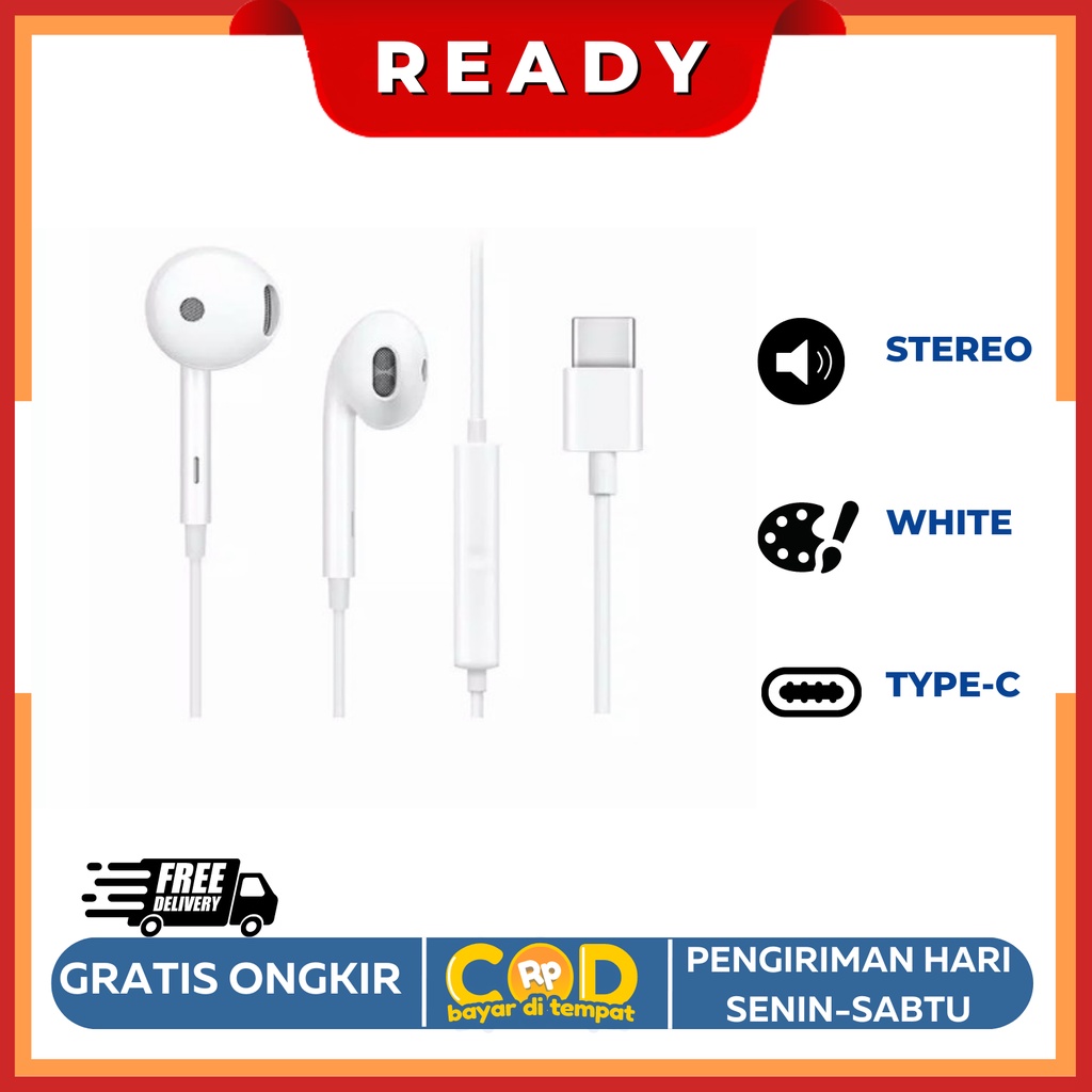 Headset Oppo Type C FIND X ORIGINAL Earphone Stereo Bass