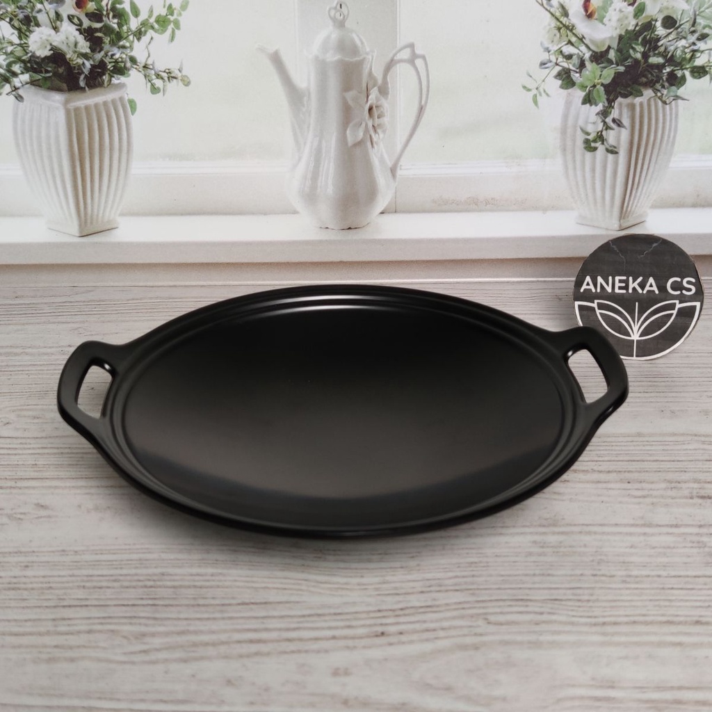 Melamin Piring Wajan 8 inch - Piring Saji - Piring Bentuk Wajan - Piring Cafe - Piring Unik - Piring