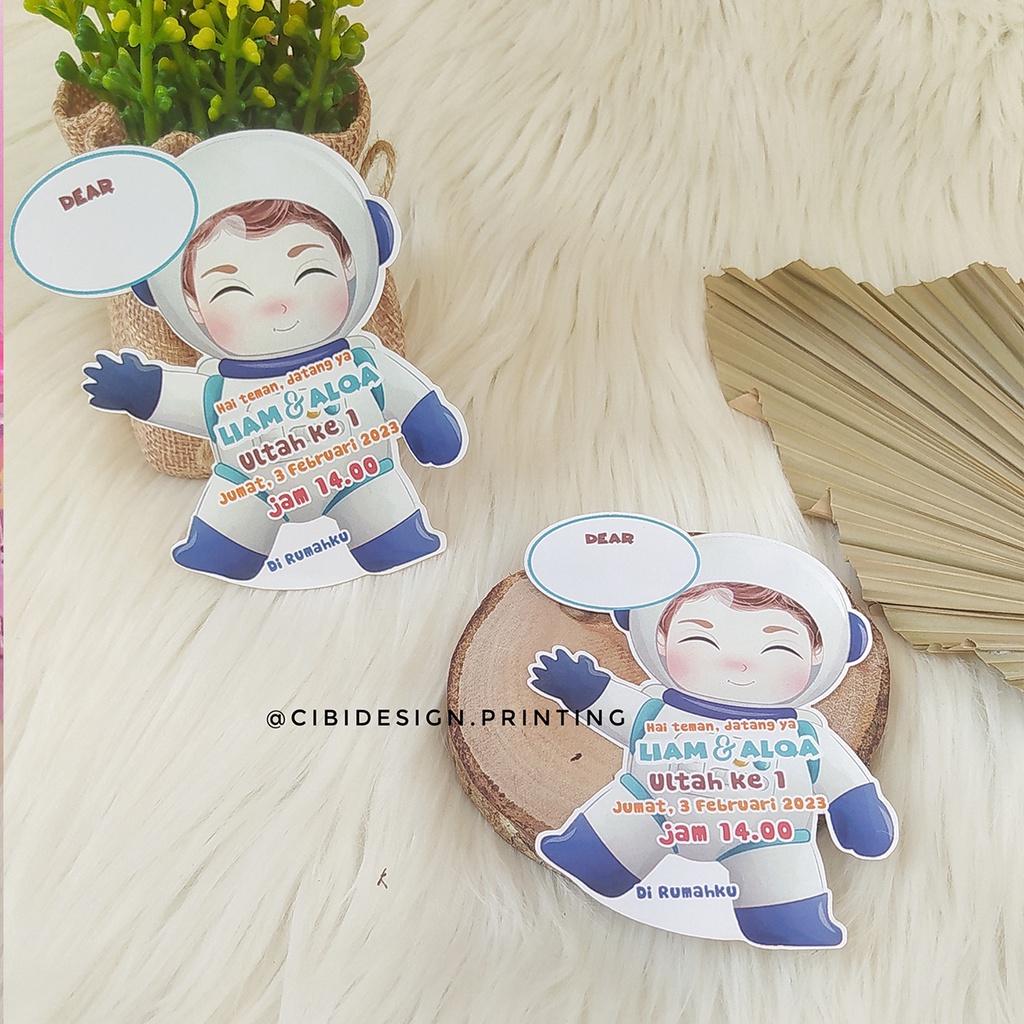 Custom Birthday Invitation  | Kartu Undangan Ulang Tahun | Invitation Card | Undangan Ultah Custom L