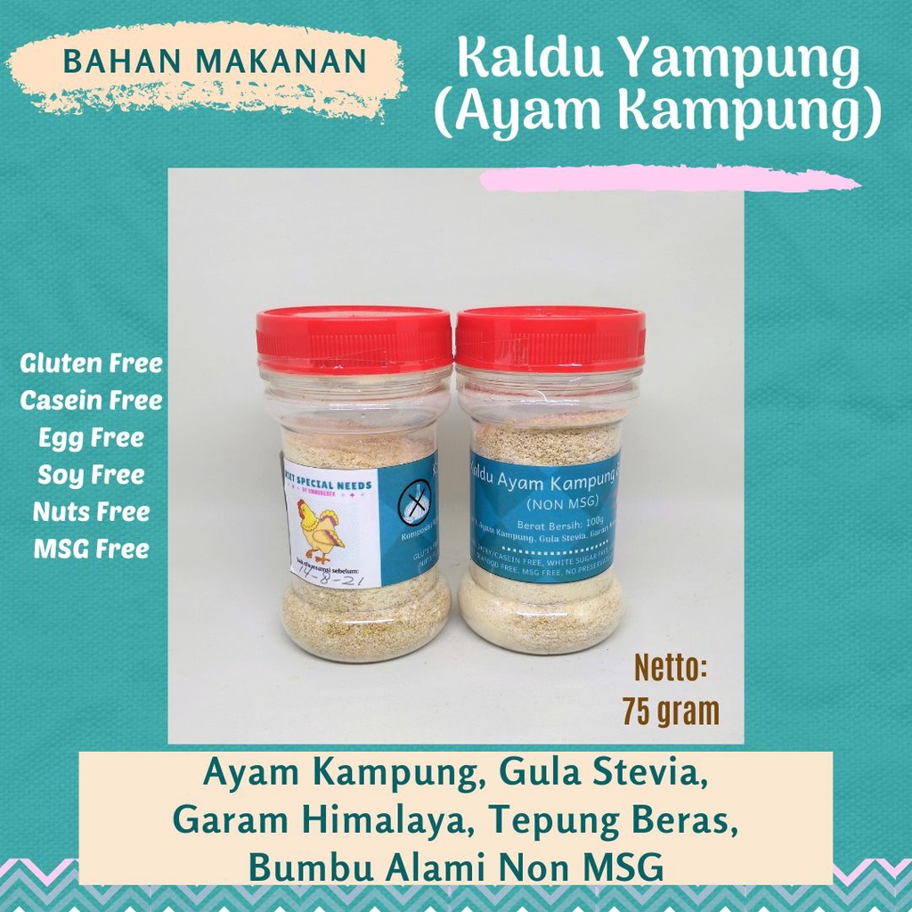 

Kaldu Sapi/Ayam/Ayam Kampung Stevia Non MSG - Diet Special Needs