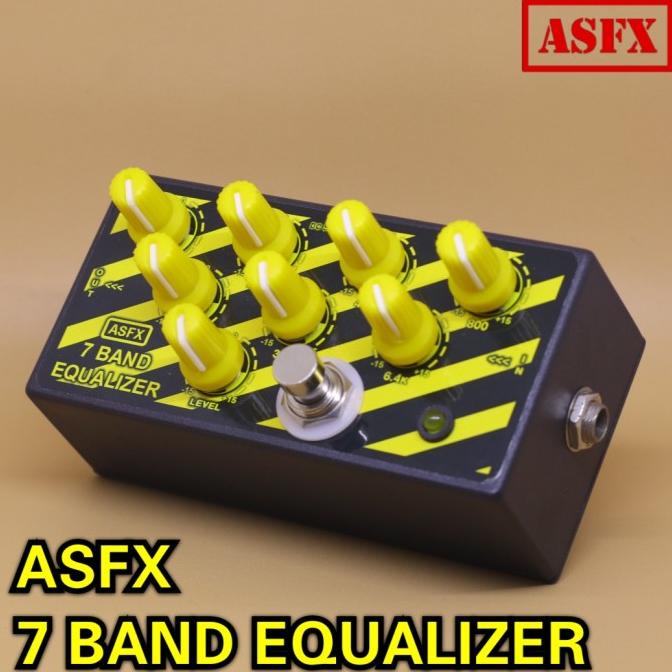 Efek Asfx 7 Band Equalizer Untuk Gitar Dan Bass Pedal Stompbox