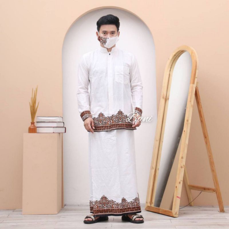 setelan sarung celana dewasa setelan sarung koko dewasa sarkoci dewasa sarung batik