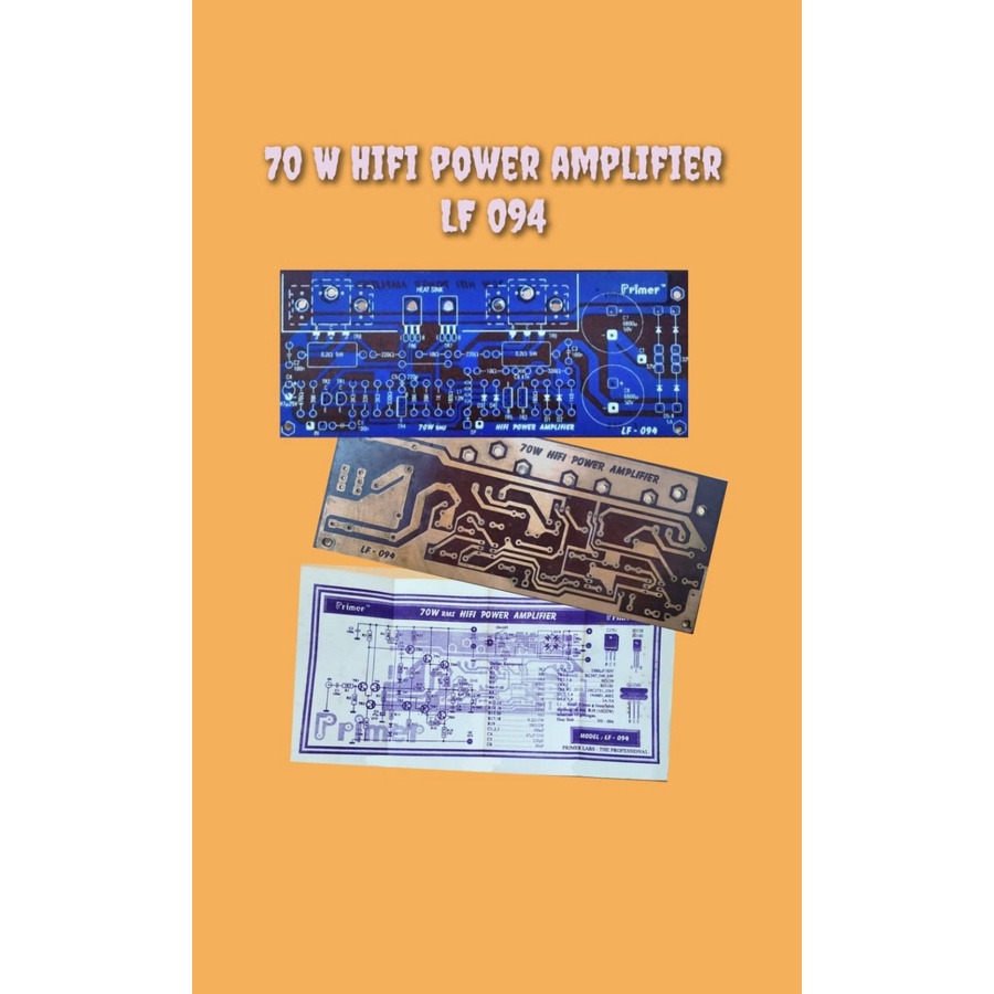 PCB 70W Hifi Power Amplifier (LF 094)