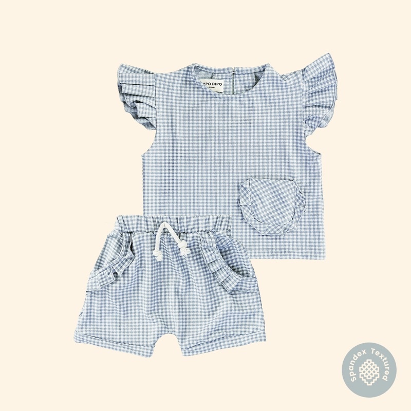 HYPODIPO - Ivy Gingham Set - Setelan Anak Perempuan