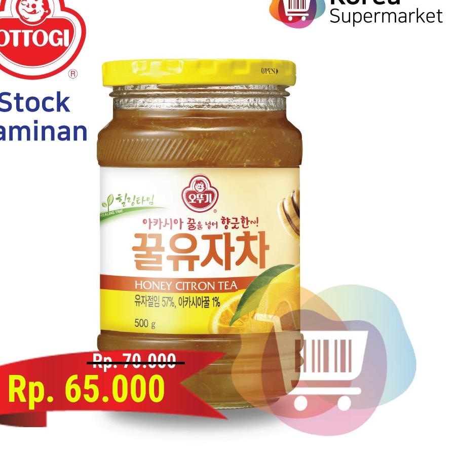 

12.12 ✨Promo✨ Ottogi Honey Citron Tea 500g/Teh Jeruk Madu korea Asli Korea 