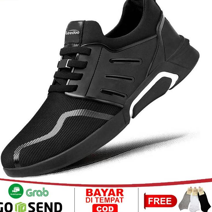 ☝ Leedoo Sepatu Pria Casual Kerja Simple F15 ✿