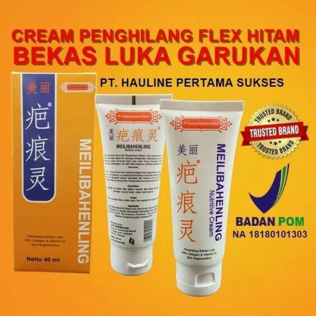 NUTRITIVE CREAM MEILIBAHENLING BPOM PENGHILANG BEKAS LUKA MEILIBAHENLING NUTRITIVE CREAM