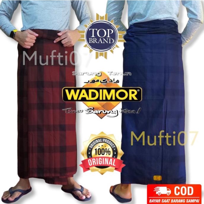 Sarung Wadimor Original motif kotak-kotak
