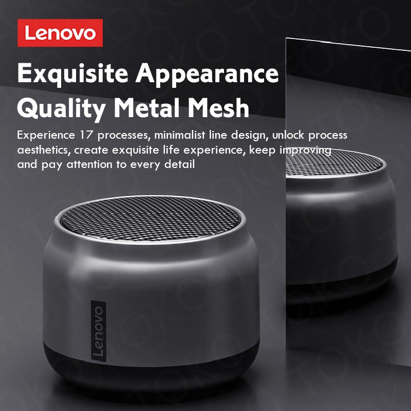 LENOVO THINKPLUS K3 BLUETOOTH PORTABLE SPEAKER MICROPHONE HIFI BLACK