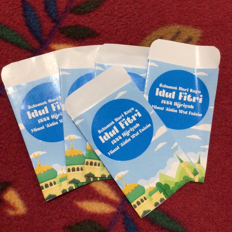 

amplop lebaran (kecil) biru awan (10pcs)