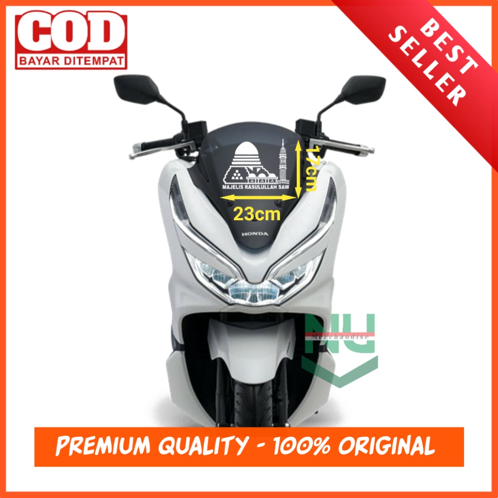 Stiker Kaligrafi Motor Murah / Stiker Motor Majelis Rasulullah SAW / Stiker Motor / Stiker Motor Ker