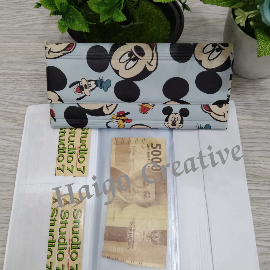 DOMPET DISIPLIN MOTIF MICKY MOUSE