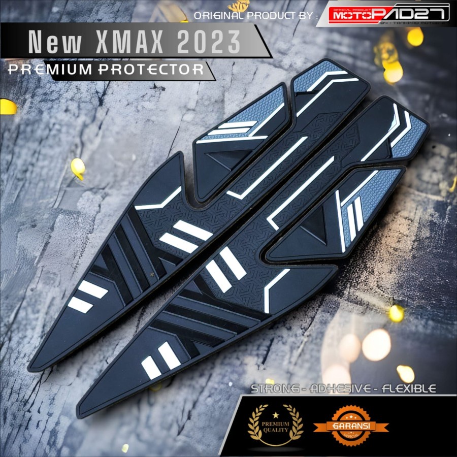 Motopad27 Stiker sidepad protector New Xmax 2023 bahan Karet tebal 4mm