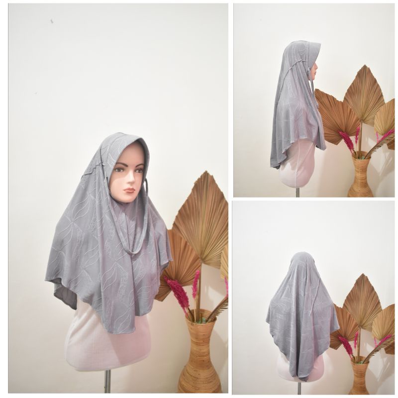 jilbab instan motif