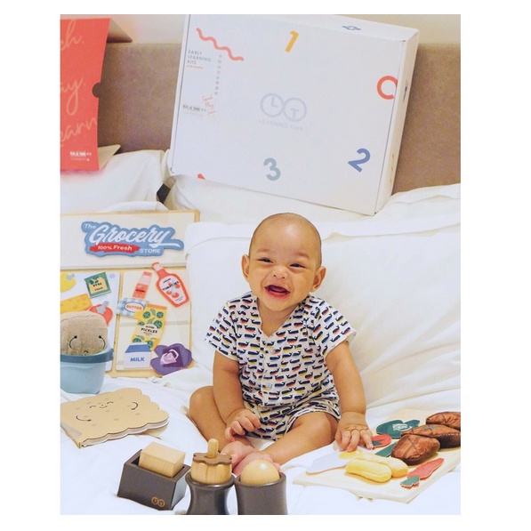 Learning Time Early Learning Kits Usia 6-8 Months - Mainan Edukasi Anak Early Learning Kits Usia 6-8 Bulan