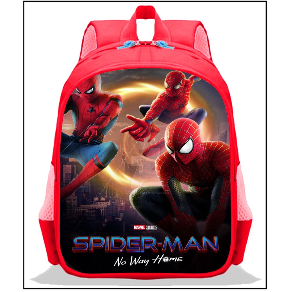 Tas Anak  Cowo Laki Ransel Sekolah Spiderman Tk Paud Sd