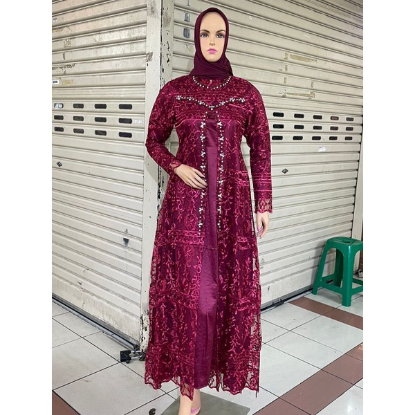 Gamis Selina Tile Sapto Non Gliter Terbaru| Gamis Kondangan| Gamis Tile| Gamis| Gamis Pesta| Gamis Seragaman| Gamis Mutiara| Gamis Wisuda