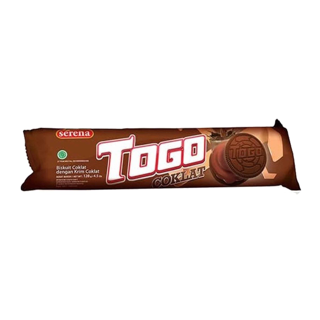 TOGO SERENA BISKUIT COKLAT DENGAN KRIM COKLAT 128g