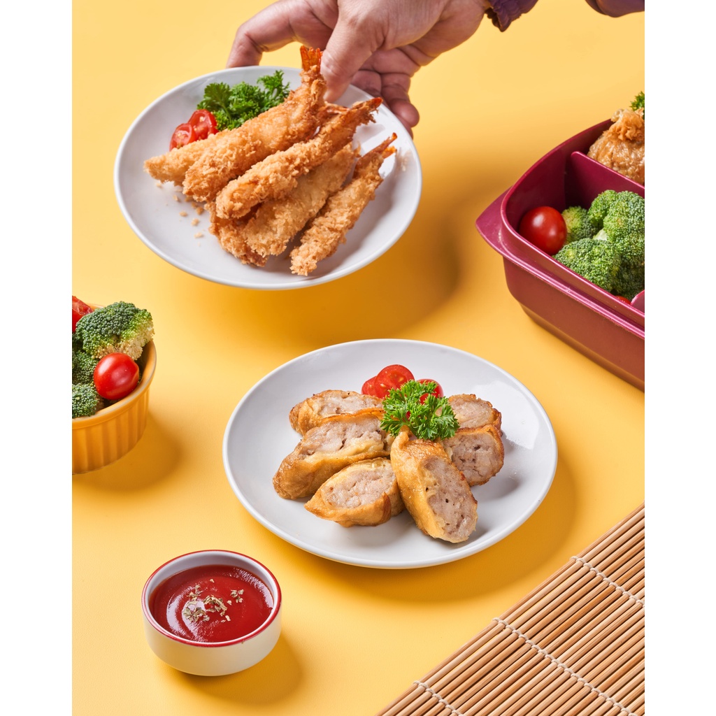 

RB22 Egg Roll HEALTHY BENTO - FROZEN FOOD ANAK - Egg Chicken Roll Frozen Non MSG Isi 3 Lenjer - Free
