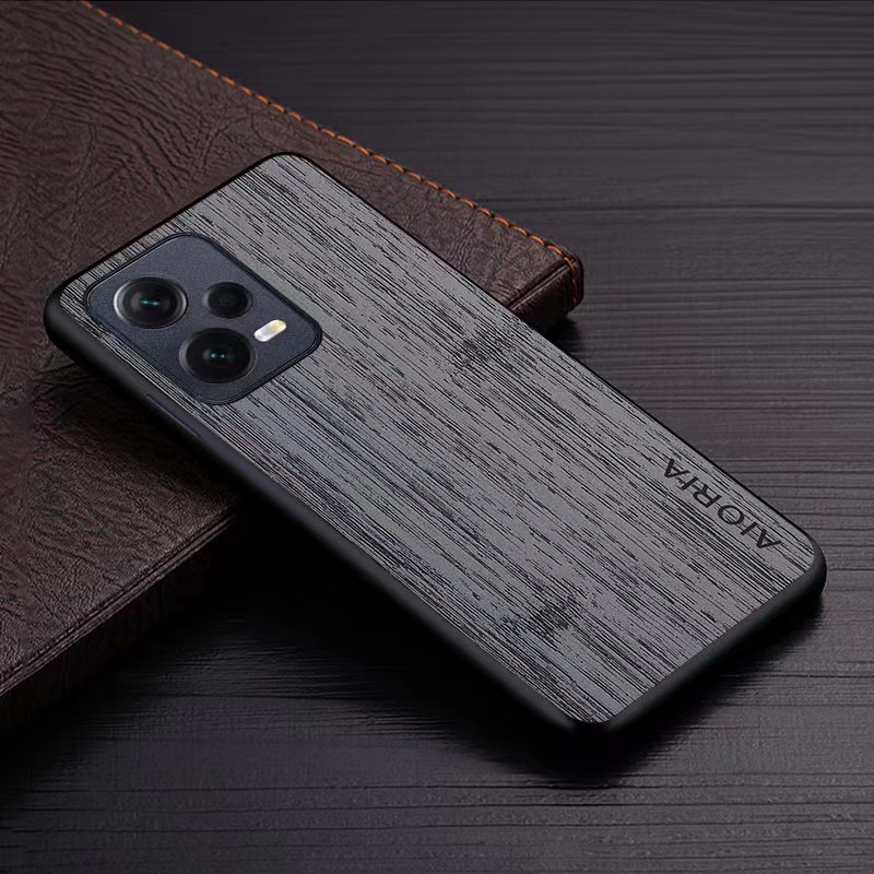 POCO X5 5G X5 PRO 5G SOFT CASE WOOD TEXTURED AIORIA ORIGINAL