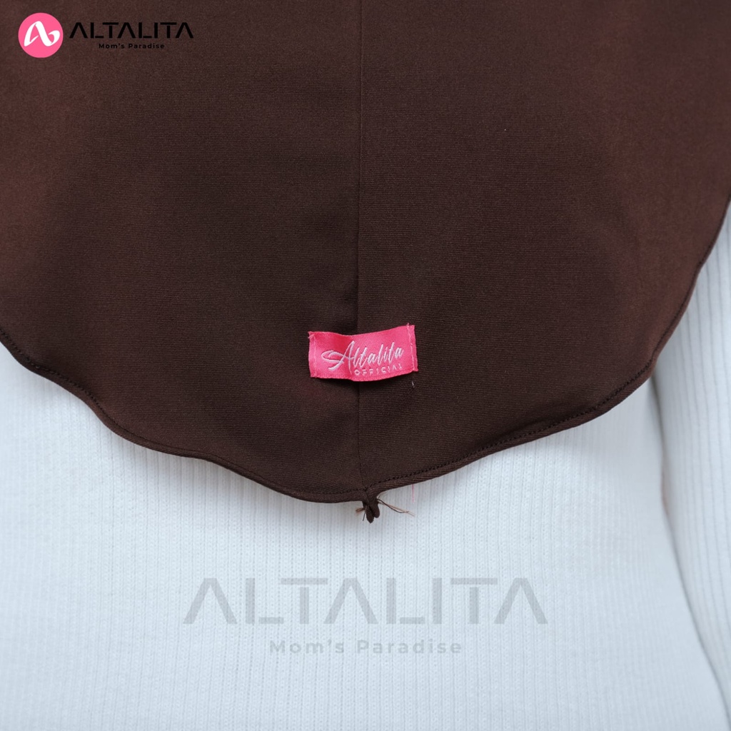 Altalita - Hijab Bergo Qaila Penguin Kerudung Instan Hamidah Size M Menutup Dada Jilbab Sport pet Tebal Bahan Jersey Premium Cocok Untuk Sekolah Olahraga Volly Futsal Senam dan Sehari-Hari