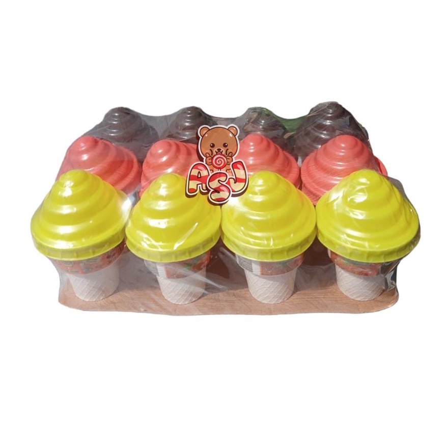 

YEN YEN WAFER SALUT COKLAT BENTUK ICE CREAM CONE ISI 12 X 20GR