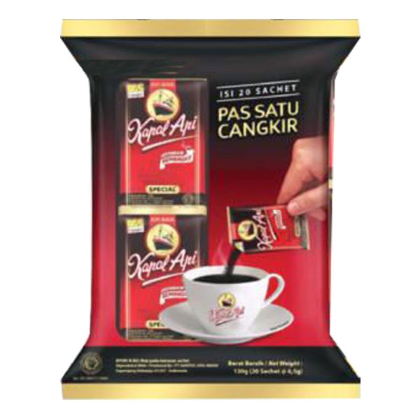 Promo Harga Kapal Api Kopi Bubuk Special per 20 sachet 6 gr - Shopee