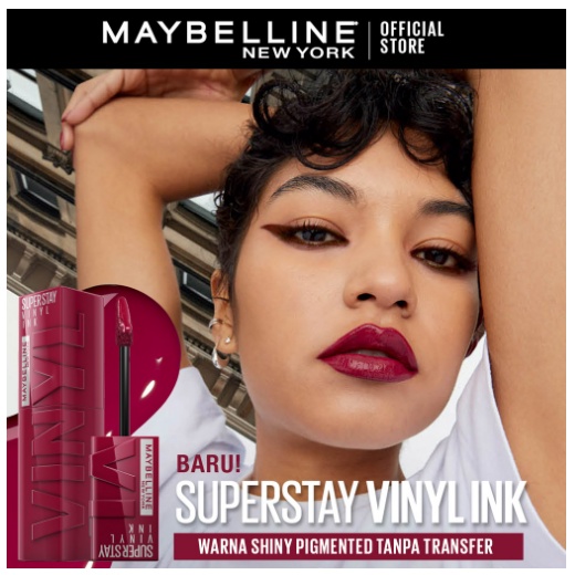 Maybelline Superstay Vinyl Ink 4.2ml - Liquid Make Up Lipcream Viral