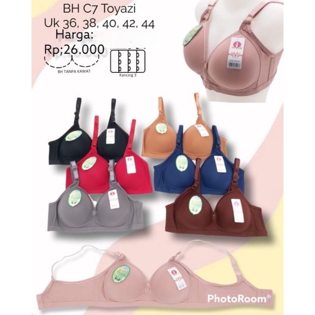 BH Murah/BH C7 Toyazi/BH Cup B/ tanpa kawat