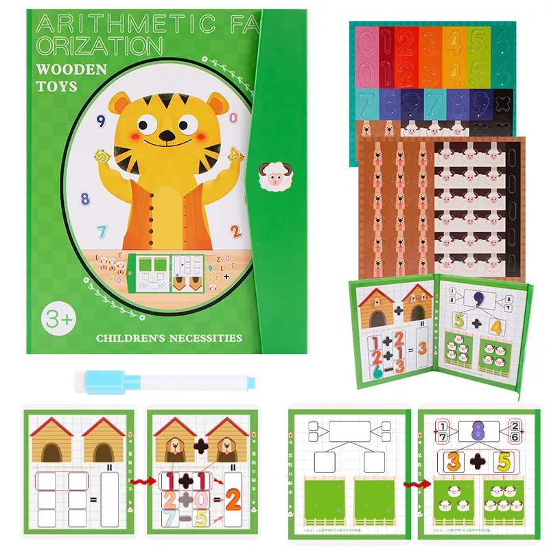 BIANCA - Mainan Edukasi Magnet Belajar Berhitung Anak Arithmetic Wooden Toys