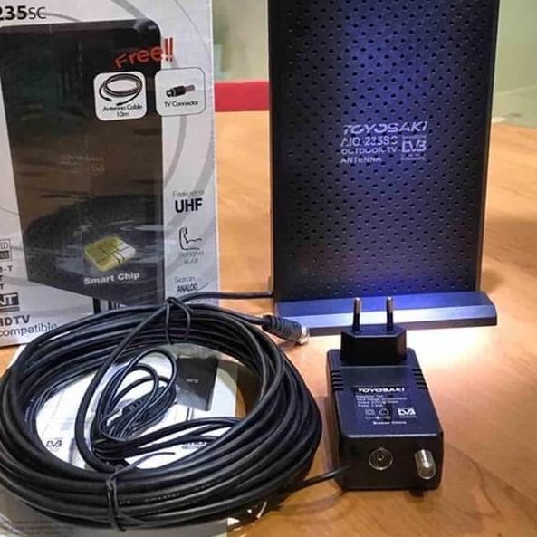✪ ANTENA TV DIGITAL TOYOSAKI AIO 235 ANTENA TV INDOOR/OUTDOOR + BOOSTER ○