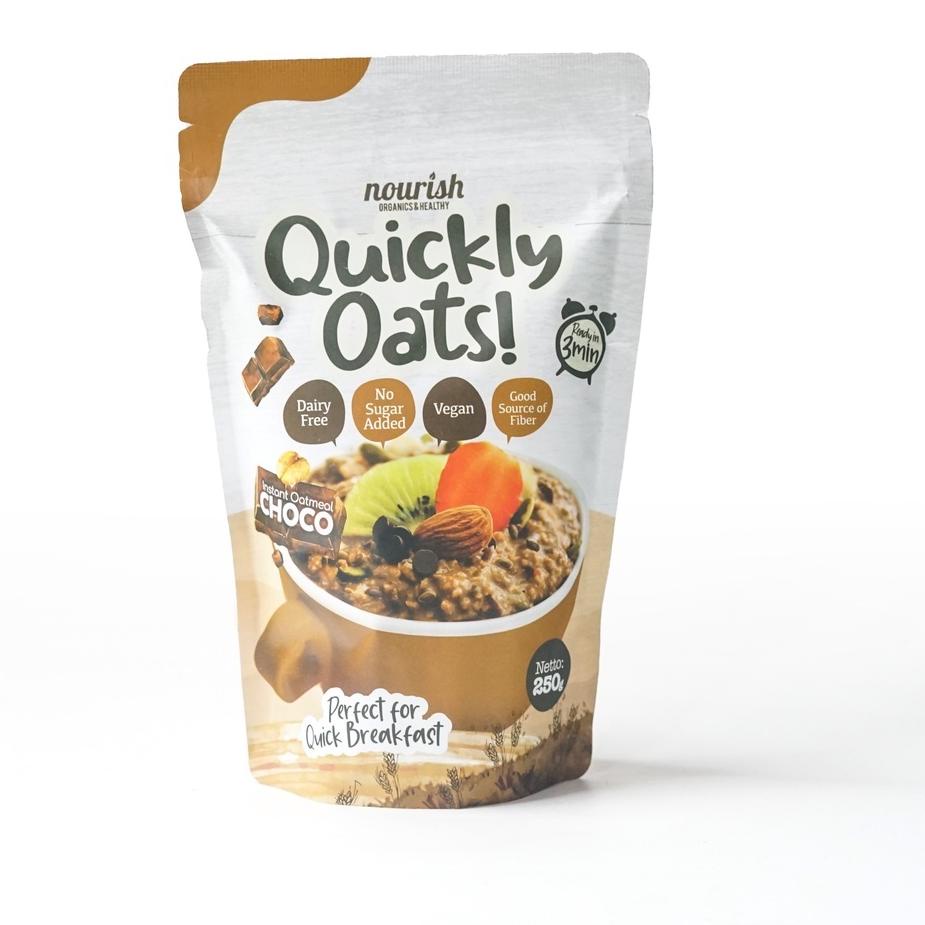 

۞ Quickly Oats! Instant Oatmeal Choco Buy 1 Get 1 Free (250gr x 2pc) ֍