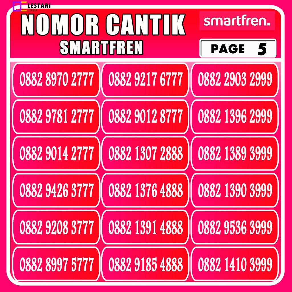 Nomor Cantik Smartfren Triple Akhir