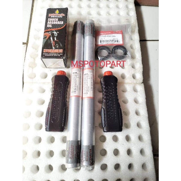 PAKET AS SOK DEPAN SET K16 + OLI SOK DEPAN + SIL SEAL SOK DEPAN HONDA BEAT FI ESP 2016-2020 SCOOPY F