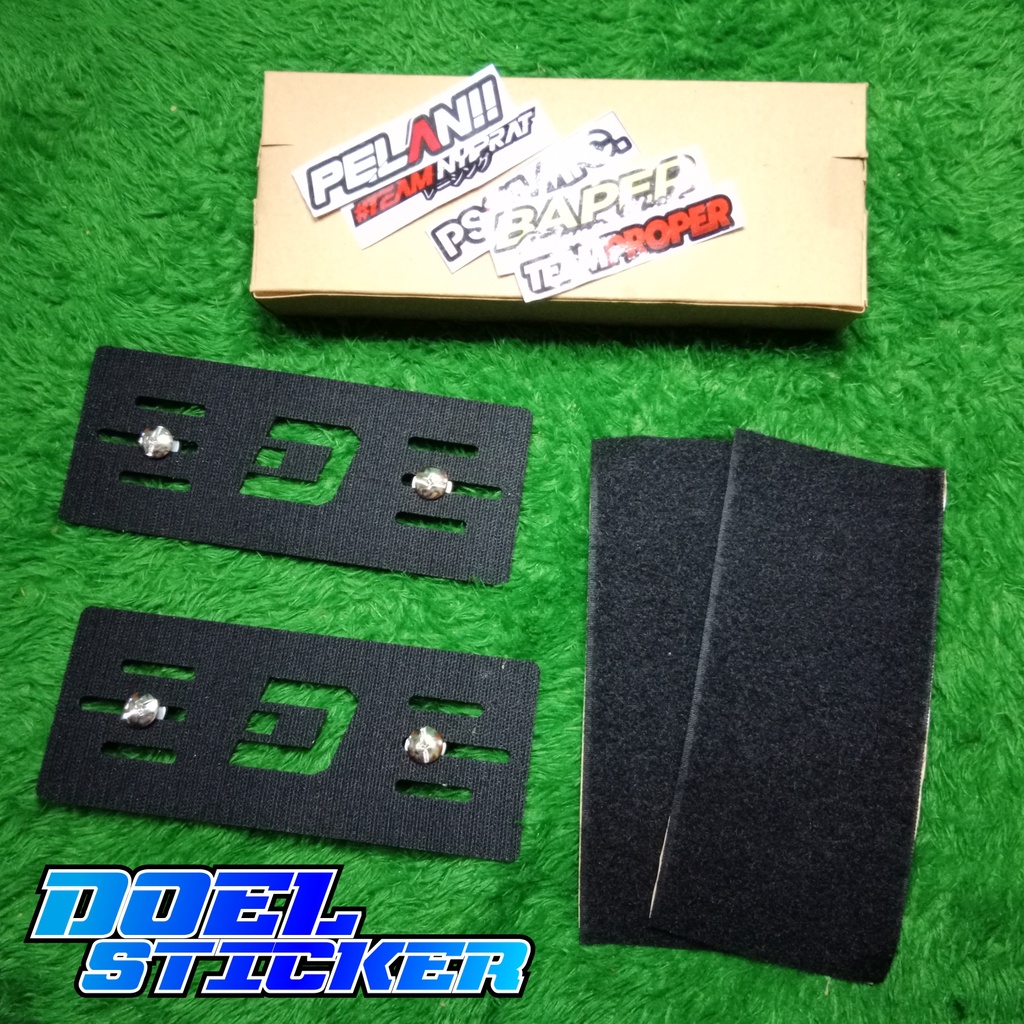 Framless Plate Dudukan Plat Nomor Clean Look Motor dan Mobil Doel