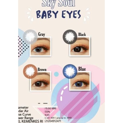 DNK.21Ma23ᴶ ‣ Softlens Sky Soul Baby Eyes Tersedia Minus dan Normal