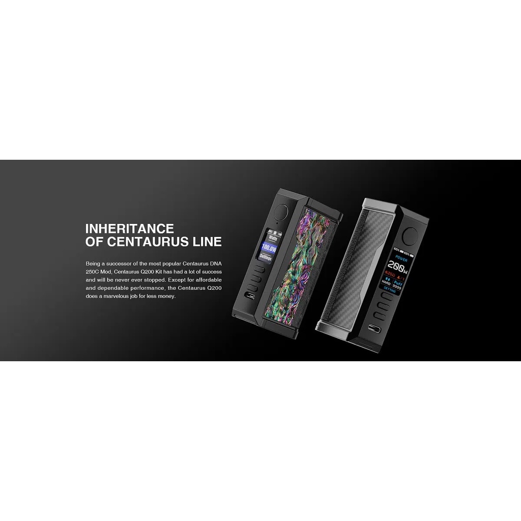 Centaurus Q200 Box Mod Authentic 100%