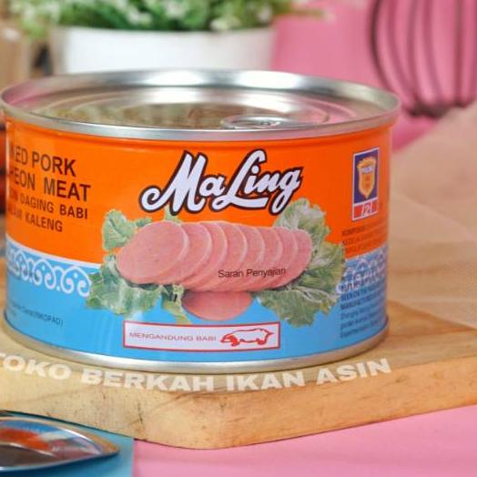 

♥ Ma Ling Luncheon Pork 397 gr TTS Canned / Daging Ham Babi Maling ♔