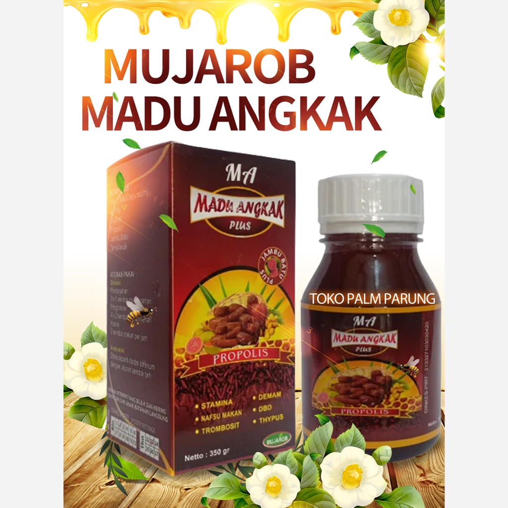 Mujarob Madu Angkak Plus Untuk DBD Tipes Ampuh Jaga Stamina Meningkatkan Nafsu Makan