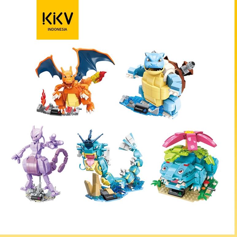 SPECIAL PRICE KKV - QMAN Keeppley Pokemon Block Toy,  Gyarados / Mewtwo / Venusaur / Charizard / Bla