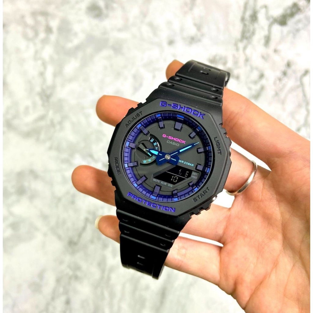 Casio G-Shock Special Color Virtual Blue GA-2100VB-1A Series