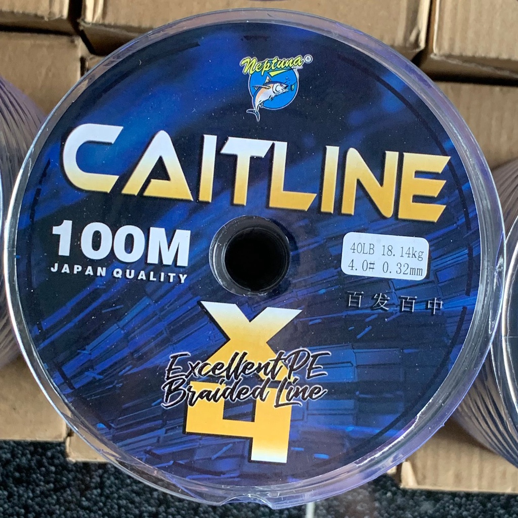 SENAR PE X4 Neptuna Caitline Excellent PE Braided Line Japan Quality