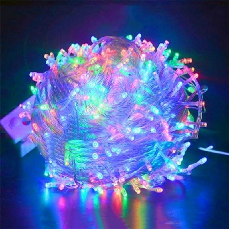 {DS} Lampu Natal Hias Multifuncion 40 led 7.5M Twinkle lingt String Lampu Hias LED