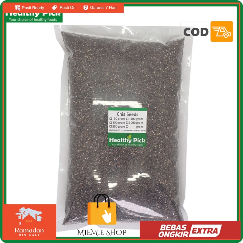 

Black CHIA SEED Organic Organik 1 Kg