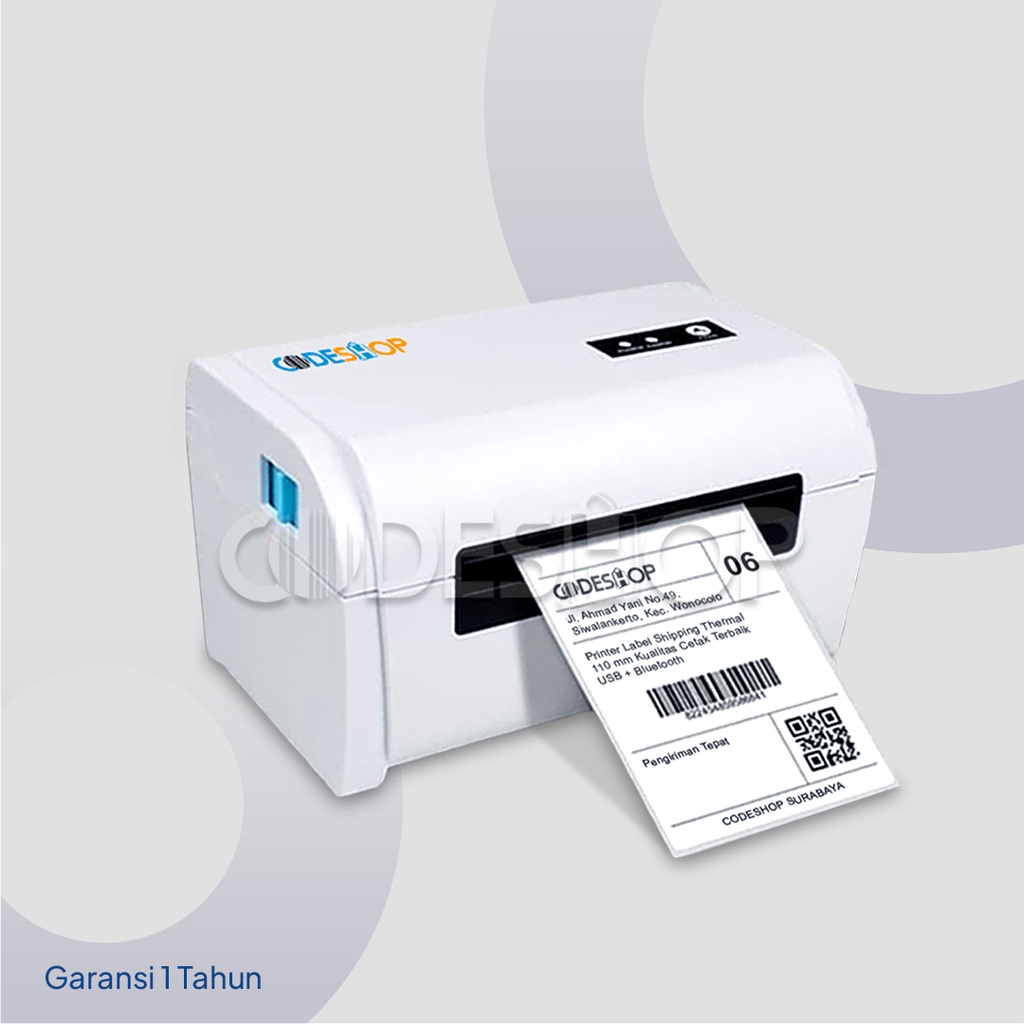 CODESHOP Printer Barcode Thermal CB 160 BT USB &amp; Bluetooth