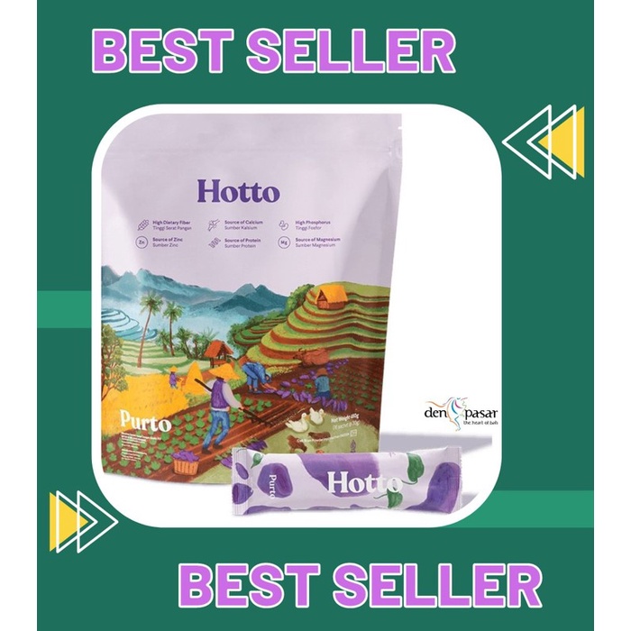 

Hotto Purto multigrain sarapan sehat praktis rendah kalori (1 pouch = 16 sachet)